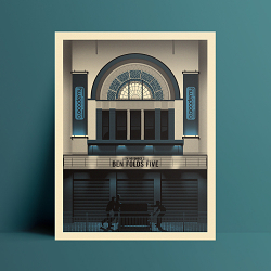 Ben Folds Five O2 Glasgow Screenprint Poster