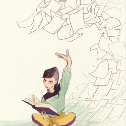Editorial illustration for ELLE