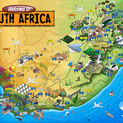 Tourist Map South Africa