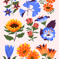 LES FLEURS