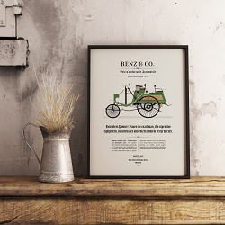 1897 Benz - Velo Comfortable Advertisement