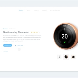 Nest touchscreen - user interface