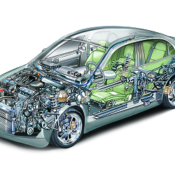 BRİ-SA technical car illustration