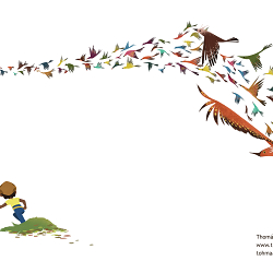 Children's book The boy and the bird