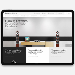 Bowers & Wilkins - Website