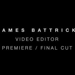 James Battrick SHOWREEL 2019