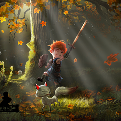 Book character illustration