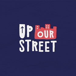 Branding, print and digital design for Up Our Street
