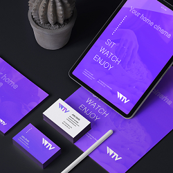 WTv - visual identity for a TV Station