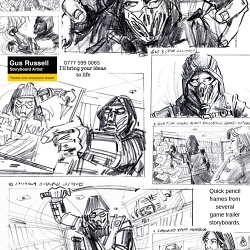 Game Trailer Storyboards