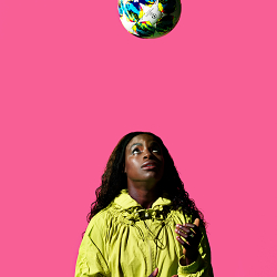 Eniola Aluko Portrait for The Guardian Weekend by PEROU