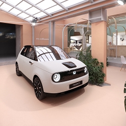 Honda E Prototype at Milan Design Week 2019
