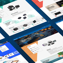 Panasonic - Industrial Website Component Renders