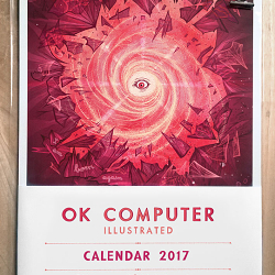 OK COMPUTER Illustrated Calendar 2017