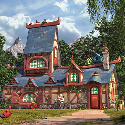 The bird house 3D version