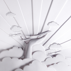 Delta TechOps Paper Sculptures