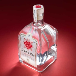 Bottle label design and packaging for Physic Gin