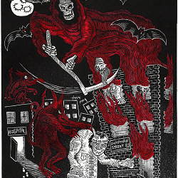 Linocut Editorial Illustrations