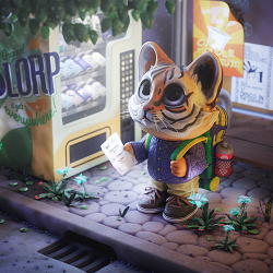 Tiny Tiger (Pictoplasma #2cute2fail challenge)