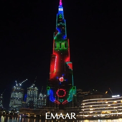 Burj Khalifa Light Show Animation - 'Nostalgia'
