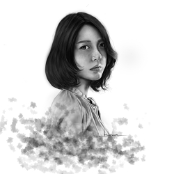 the asian girl