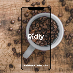 Ridly coffee shop app