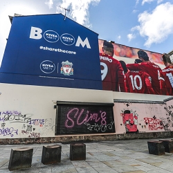 NIVEA MEN celebrates LFC League title with a giant mural in city-wide out of home takeover