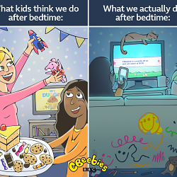 CBeebies iIllustrated meme for social media