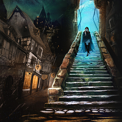 Book Cover Illustration Alken's Misfortune Fantasy