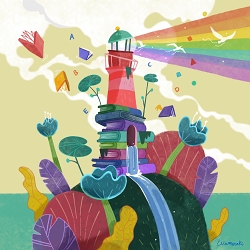HASHTAGS ILLUSTRATION