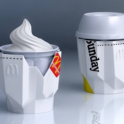McDonald’s bio rubber tableware / overpack
