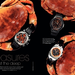 Watches and jewellery art direction and layout