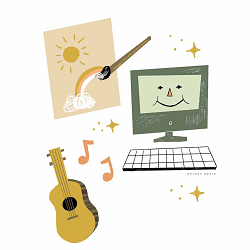 Kelsey Davis illustrates for Transcend Education