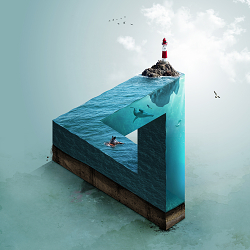 Impossible Sea - Adobe Photoshop CC 2016