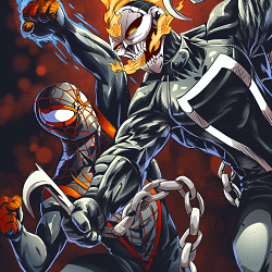 Ghost Rider VS Spidey