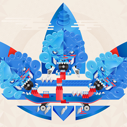 Adidas Originals Beijing Store Art