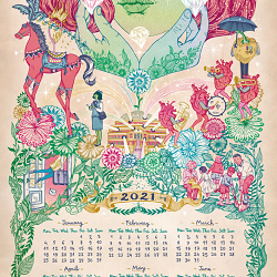 Sgt. Pepper's Illustrated Calendar 2021