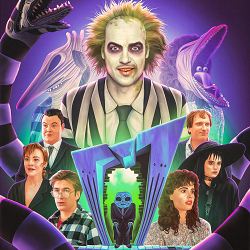 Beetlejuice Illustrated Poster