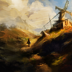 old painting study
