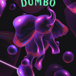 'Dumbo' Illustrated Poster | Official Art