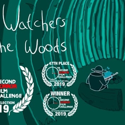 The Watchers in The Woods - 15 Second Horror Animation