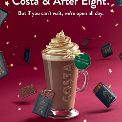 Costa Christmas Classics campaign by Cream Electric Art