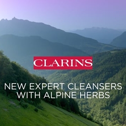 Multichannel Localisation for Clarins Alpine Herb Cleansing Range