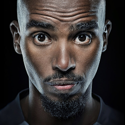 MO FARAH PORTRAIT