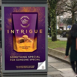 Nestlé is the first UK advertiser to use recycled paper in OOH advertising