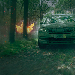 Skoda Kodiaq Launch Campaign in collab with Jurassic World franchise