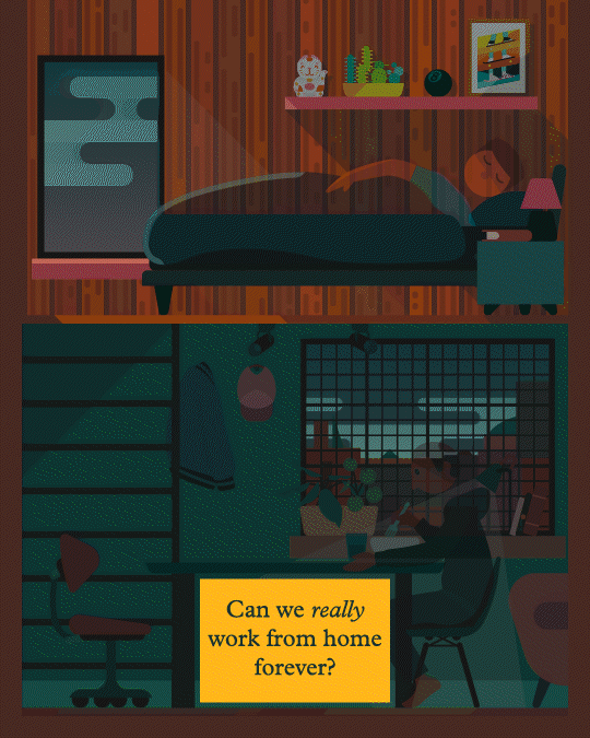 Working From Home Animation
