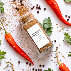 Product photography of spice blends for Shopify site