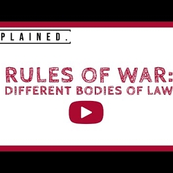 (ICRC) What is the difference between IHL, human rights law + international criminal law?