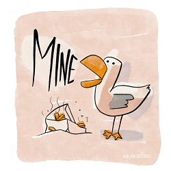 Mine! - Short Comic Illustration